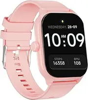Laser Smartwatch 2" Pink Touch Display, IP68 Waterproof, Bluetooth 5.3, Android/iOS Compatible with Built-in Activity Tracker, Heart Rate & Blood Pressure Monitor, Digital Clock, Find Phone and More