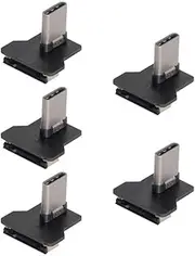 5pcs CN-013-RI USB Type-C USB-C USB2.0 Male Left Right Angled 90 Degree Connector Male Plug