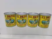 4- CANS El Pato Hot Tomato Sauce 7.75 oz can Burrito Taco Mexican Salsa 10/2024