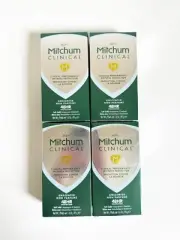 4 MITCHUM MEN CLINICAL MEN UNSCENTED SOFT SOLID ANTIPERSPIRANT DEODORANT 1.6oz