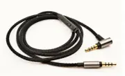nylon Audio Cable with mic For Audio Technica ATH-AR5 AR5BT ANC7 ANC7b ANC9 MSR7