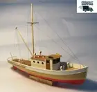 Naxos Fishing Vessels Scale 1/50 328mm RC Model Wood Ship Model Kit Shicheng