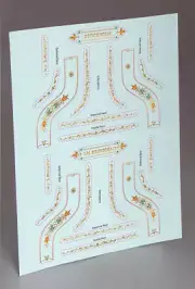 PRE CUT ERICSSON SKELETON WATER SLIDE DECAL TELEPHONE RESTORATION
