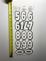 Crayola Poster Stickers - 30pcs Number Characters (0-9), Wall Safe, Colorable