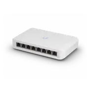 Ubiquiti UniFi Switch USW-Lite-8-POE, 4x PoE Output Ports, 52W PoE Supply, Fanless, Wall Mount Kit Included, Incl 2Yr Warr