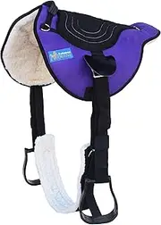 Professional Equine Horse Western Fleece Padded Bareback Pad Stirrups 39191