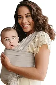 Solly Baby Wrap Carrier - Lightweight Baby Carrier - Newborn Baby Essentials - for Newborn, Infants and Baby 8-25 Lbs. Spelt