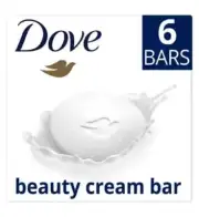 Dove Original Beauty Bar soap with Moisturising Cream 6 x 90 g