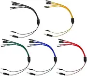 xioaue CTBC001 8-Way ECU Breakout Leads for Automotive Diagnostic Oscilloscope Line Cable DIY Connection
