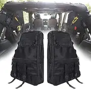 SUPAREE Roll Bar Storage Bag Cargo Cage for 1997-2017 Jeep Wrangler JK TJ LJ & Unlimited 4-Door with Multi-Pockets Tool Kits Bottle Drink Phone Tissue Gadget Holder