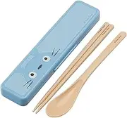 My Neighbor Totoro Chopstick and Spoon Set with Carrying Case - Authentic Japanese Design - Durable, Dishwasher Safe