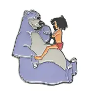 Jungle Book enamel pin - Balo & Mowgli - Australian stock - Free AU Postage