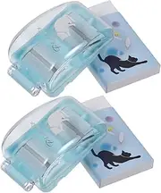 SECFOU Portable Whiteboard Eraser Rollers 2 Sets Mini Eraser Collectors for Office Home