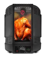 Nutrichef Vertical Rotisserie Cooker Black