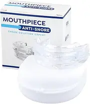 Anti Snore Mouth Guard with Storage Box Teeth Grinding Splint Anti Snoring Mouthpiece Snoring Aids for Men and Women Improve Sleep Quality