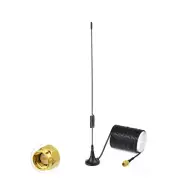 Car Digital Radio Antenna DAB+ Aerial SMA Male Magnet with Extension Cable 5M
