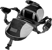 Dog Saddle Bag, Dog Pack Hound Dog Saddle Bag Backpack,with Side Pockets Adjustable Strap,for Small Medium Large Dogs (M)