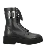 Roger Vivier Viv Rangers Combat Boots 37,39,40,35.5 black