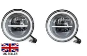 For Suzuki Samurai SJ410 SJ413 7 inch LED Round Headlights Pair DRL Hi/Lo Beam