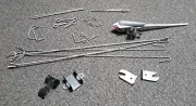 CUCKOO CLOCK PARTS BIRDS WIRES NUTS BUSHINGS ETC.