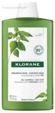 Klorane Organic Nettle Shampoo - Seboregulator Hair Fat 400ml