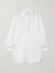 [Isabel Marant] Isabel Marant - Cylvany Cotton-poplin Shirt - White - FR 42 FR 42 White