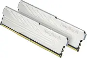Computer Desktop Memory Ram DDR5 32GB(2x16GB) 6000MT/s CL36 1.35V Overclocking XMP 3.0 & AMD Expo with Heatsink for PC Gaming/Office/PS,Silver
