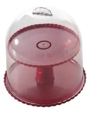 Nordic Ware Covered 10.75in Two Tiered Dessert Stand