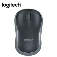 在飛比找Yahoo!奇摩拍賣優惠-P004 羅技 Logitech M186 灰 無線滑鼠 滑