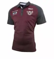 Manly Sea Eagles NRL 2019 Players ISC Polo Shirt Sizes S-5XL! 01M! In Stock! T9
