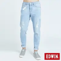 在飛比找樂天市場購物網優惠-新品↘EDWIN 503 BASIC 五袋修身牛仔AB刷破褲