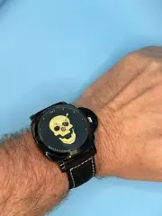 Zunpai 1853 Quartz Skull Watch Luminous Ships From USA