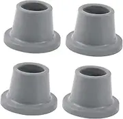 Perfk 4X Shower Chair Feet 1 1/8inch Anti Slip Versatile Replacement Rubber Tips Shower Chair Leg Tips for Home Bathroom Bath Seat
