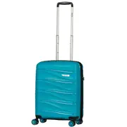Delphin Wave Hardside Small / Cabin 55 cm Spinner Suitcase Turchese Blue