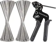 200pcs Stainless Steel Cable Ties And Metal Cable Tie Gun