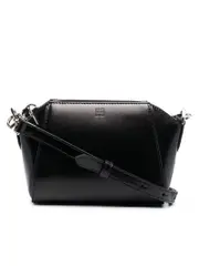 Givenchy Nano Antigona Bag in Smooth Leather in Black