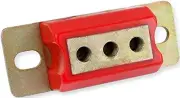 HOOKER BLACKHEART POLYURETHANE TRANSMISSION MOUNT,RED,58-04 GM,80-95 JEEP