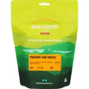 Back Country Freeze Dried Breakfast Meals - Yoghurt and Muesli
