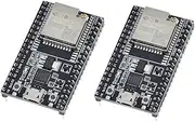 HiLetgo 2pcs ESP32-DevKitC ESP32-WROOM-32U Core Board ESP32 ESP-32 ESP-WROOM-32U Development Board for Arduino