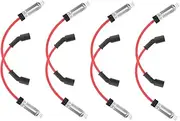 GLEAVI 8pcs Spark Plug Wire Set for Engines Durable Replacement Ignition Wires for Enhanced Performance Smooth Operation Car Accessories