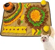Interactive Sniff Mat - Colorful Dog Treat Puzzle - Portable Pet Enrichment Toys, Funny Animal Supplies for Small Medium Large Breed Cat