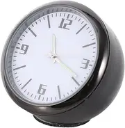 ULTECHNOVO Car Clock Dashboard Clock with Automatic Watches Car Quartz Clock Car Dashboard Accessories Car Vent Clip Clock Mini Cars Pocketwatch Dashcams for Cars Digital Clocks Abs White