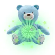 Chicco Soft Plush Baby Bear Lullaby Sound Musical Light Projector Toy 0m+ Blue
