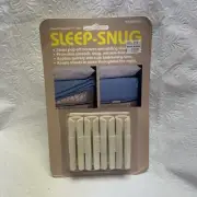 Sleep-Snug Plastic Bed Sheet Holder CLIPS 4 pc Pack Keep Sheets Snug NOS