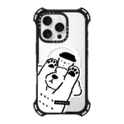 iPhone 16 Pro Bounce Case MagSafe Compatible DOG LOVES COFFEE