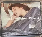 ZonLi Weighted Blanket (60''x80'', 20lbs, Queen Size Dark Grey) for Adults, H...