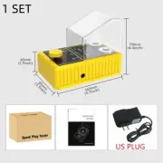 1 Spark Plug Tester Dual Hole Diagnostic Tool 12V Gasoline Car Ignition Analyzer