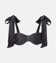 [Same] Same Lady polka-dot bikini top AU 12 black