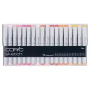 Copic Sketch Marker C Set, 72 Colors (72 Piece)