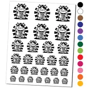 Maneki Neko Lucky Fortune Cat Temporary Tattoo Water Resistant Set